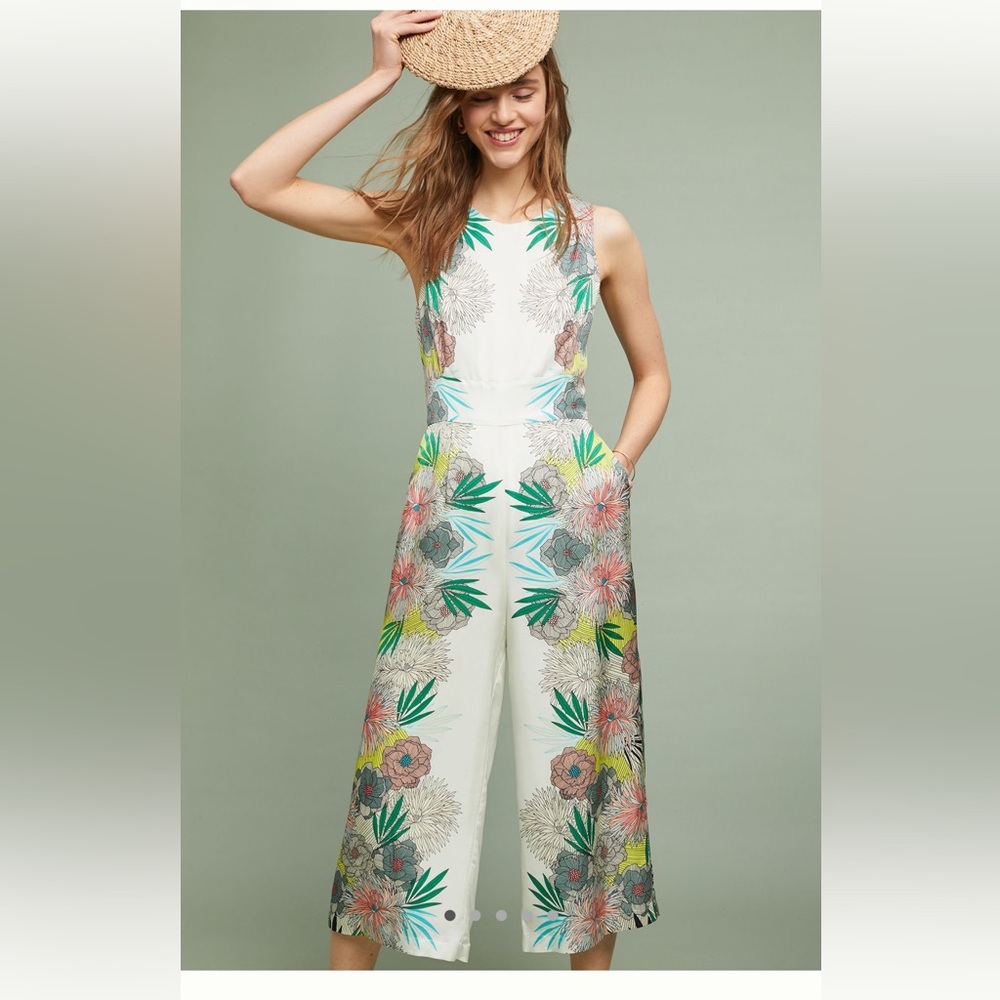 Anthropologie Corey Lynn Calter Bloome Jumpsuit Sz 0